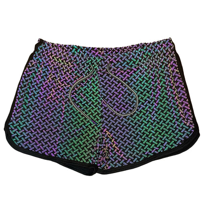 The "VPL" Party Shorts - Flash Reflective Weave