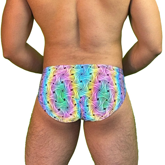 Party Bottoms - Reflective Loom Classic Cut Party & Swim Brief