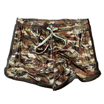 The "VPL" Party Shorts - Glitter Camo